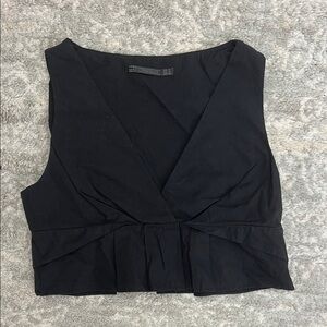 Zara V-Neck crop top blouse